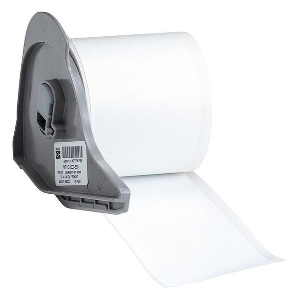 Brady ContinuousLabelStock,White,Gloss,2inW M7C-2000-530