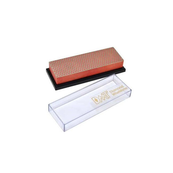 Whestone Sharpening Stone, 6 in W, 2 in L, 3/4 in H, Diamond, Fine Grit, Red