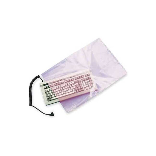 Manufacturer Varies Open Poly Bags, 2 mil, Pink, None, 500 PK 5CYC3