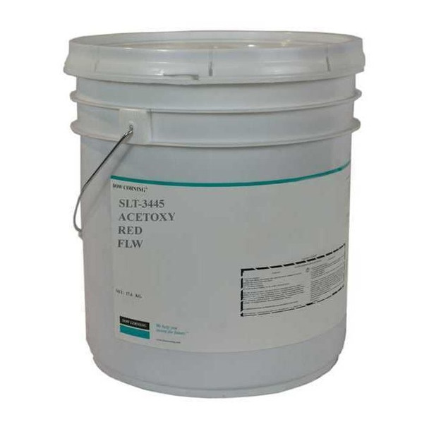 Dowsil Sealant, 25 kg, Pail, Red, Silicone Base, SLT-3445 4107708