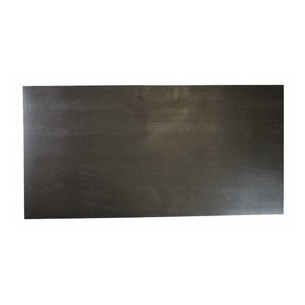 1/8" Comm. Grade Neoprene Rubber Sheet, 12"x36", Black, 50A