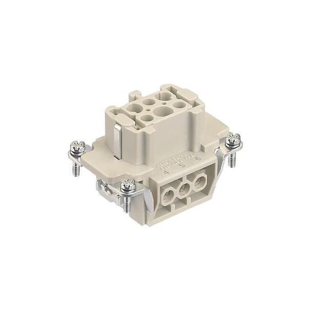 Harting Rectangular Connector Insert,16 A 09330062701