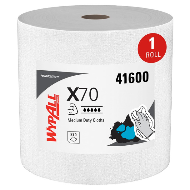 WypAll Power Clean X70 Medium Duty Cloths 41600