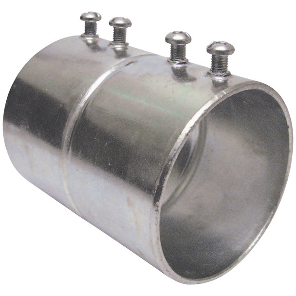 Halex EMT 1-1/2 In. Steel Set Screw Conduit Coupling 62815