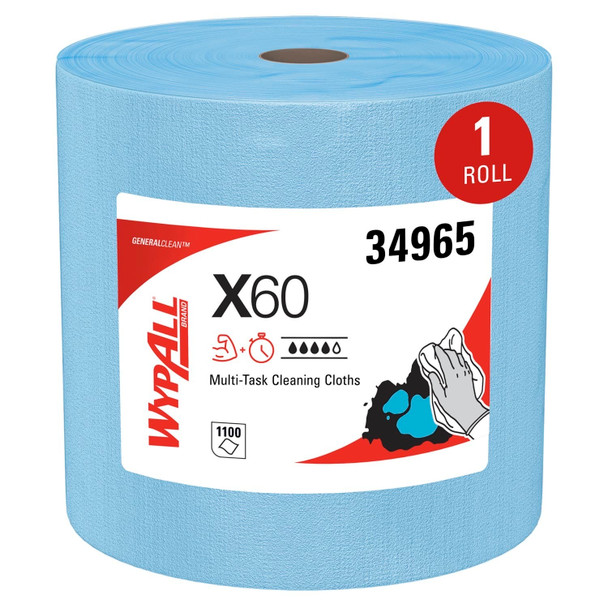 WypAll General Clean X60 Multi-Task Cleaning Cloths 34965
