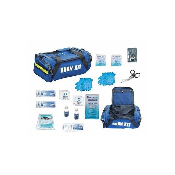 Emi Emergency Basic Burn Kit, 9 in W, Navy Blue 610