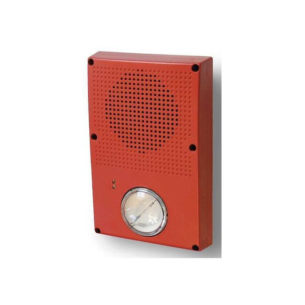 Edwards Signaling Outdoor Speaker Strobe,Red WG4RN-SVMHC