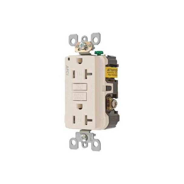 Receptacle, 5-20R, 20 A, 2 Pole, 3 Wire, Grounded