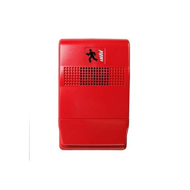 Edwards Signaling Chime,Red,H 27/32 x 4 1/2 In EG1R-C
