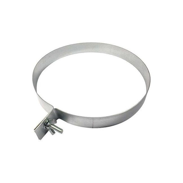Round Hanger Strap, Galvanized Steel, 20 GA, 1 in W x 25 1/2 in H
