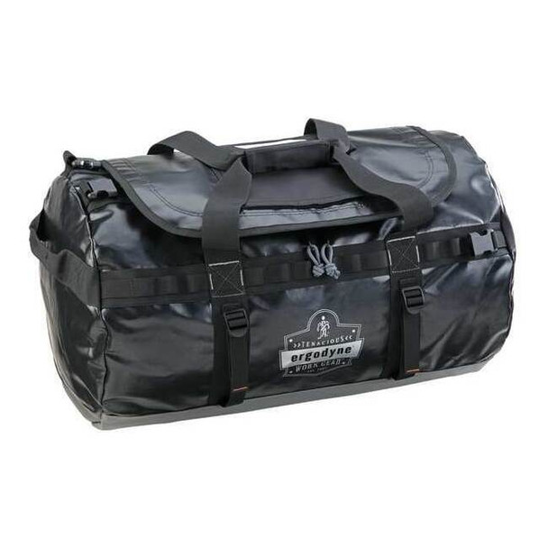 Ergodyne Duffel Bag, Large, Water Resistant, Black GB5030L
