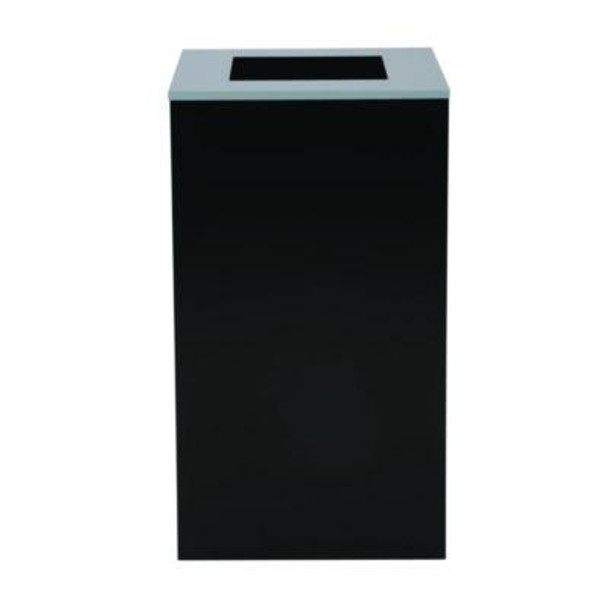 Alpine Industries WASTEBASKET,&S-LID,BK ALP4450KITBLKS