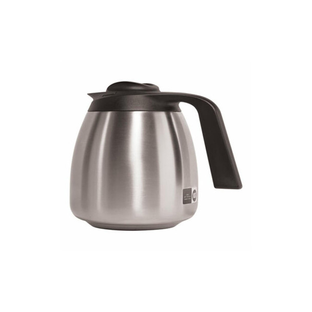 BUNN® Thermal Carafe, 64 oz, Stainless Steel/Black 51746.0001