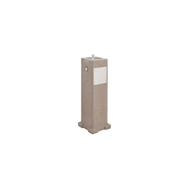 Global Industrial Outdoor Pedestal Drinking Fountain w/ Filter Rotocast Granite