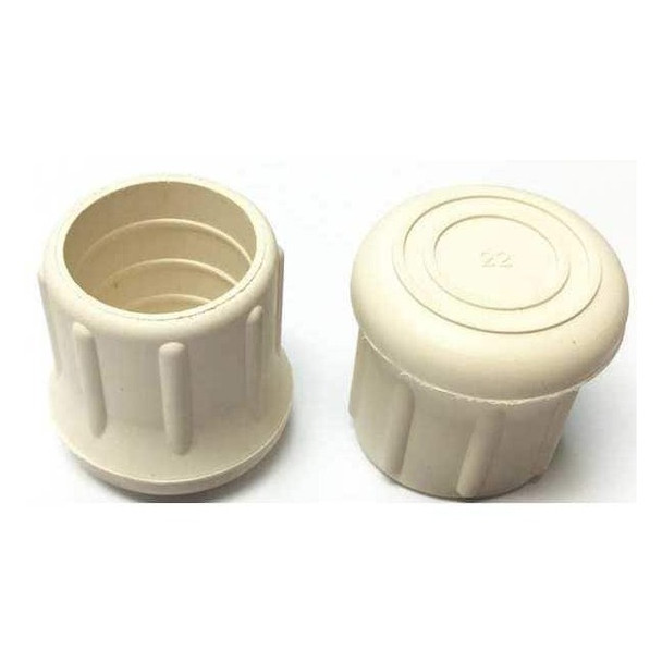 Manufacturer Varies Protective Leg Tip, SlipOn, Rd, 1-7/32, PK10 LTB22WE