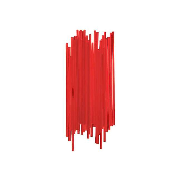 Manufacturer Varies Straw/Stir, Cocktail, 5.25", Red, PK10000 ECK525RD