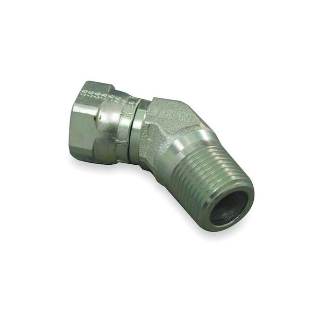 Eaton Aeroquip Adpt, FNPSM-MNPT, 1/2-14, 3/8-18, El, 1.09In 2049-8-6S