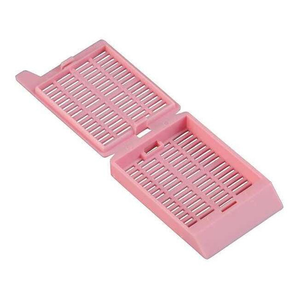 Manufacturer Varies Embedding Cassette,Pink,1.63 in H,PK500 21RK79