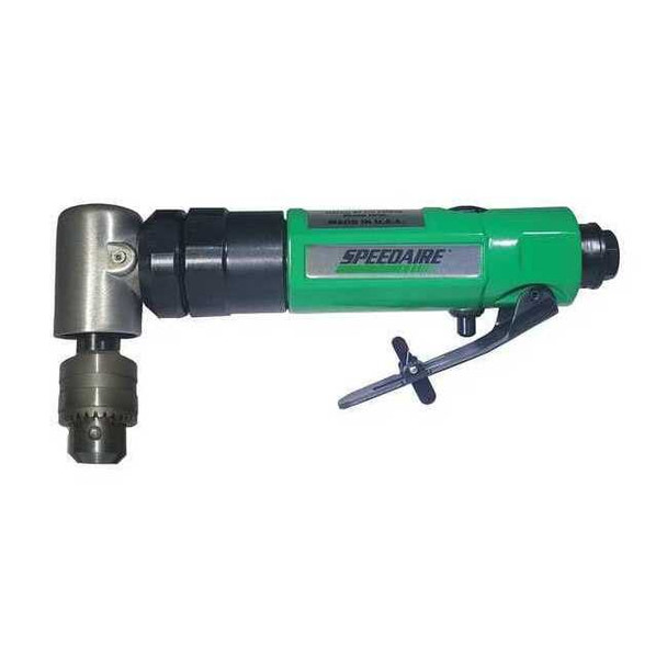 Speedaire Air-Powered Drill, 1/4 in, NPT, Keyed 45YY17
