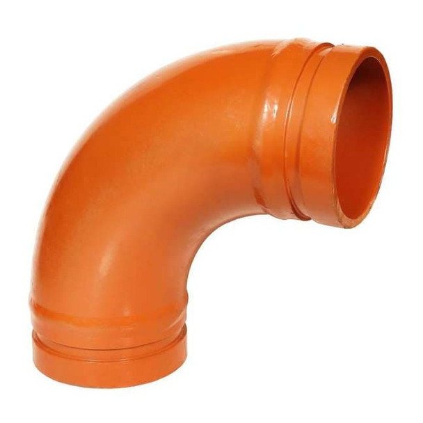 Gruvlok DuctileIron,90LongRadiusElbow,4"x4" 0390014637