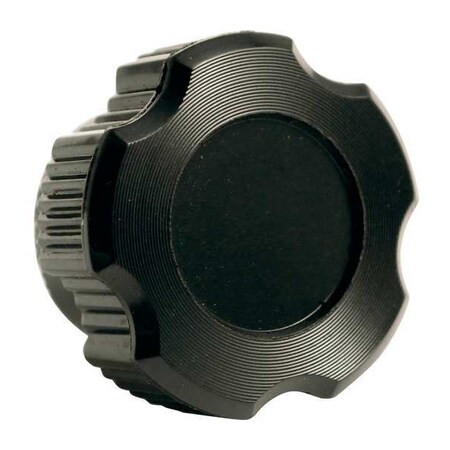 Davies Fluted Knob, 5/16-18 Thread Size, 0.88"L, Blind Tap, HR Phenolic 2870-A