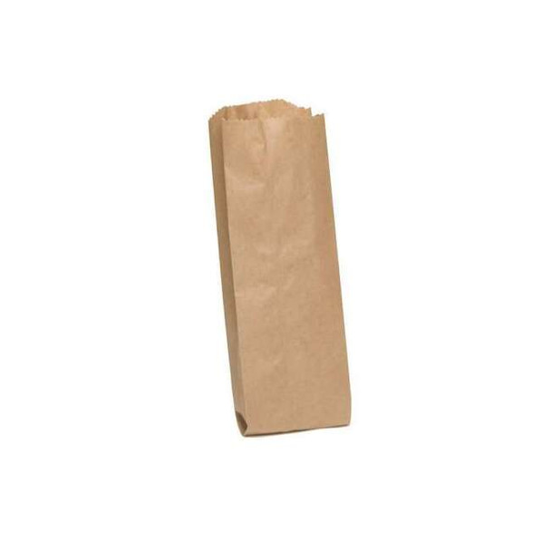 Pint Liquor Brown Merchandise Bag Pinched Bottom, Pk500