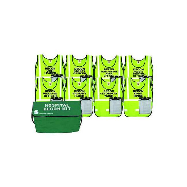 Disaster Management Systems Hospital Decon Kit,8 Vests DMS 05041