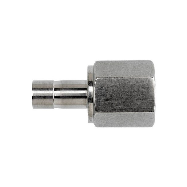 Brennan Industries Strt, SS, Tube Stem 1/4 in, FNPT 1/4 in N2430-04-02-SS