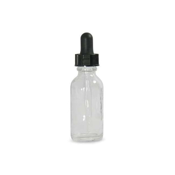 Manufacturer Varies Dropper Bottle, 60mL/2oz, Clear, Round, PK24 GLC-05724