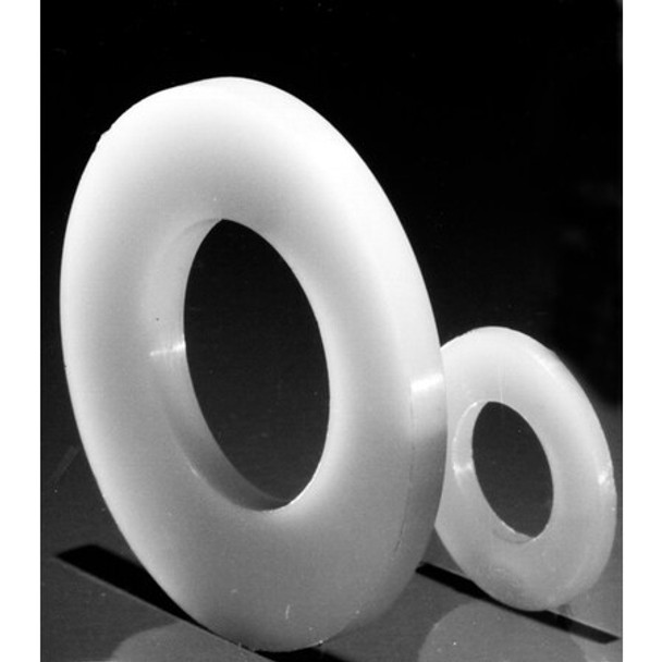 Bunting Bearings Nylon Thrust Washr,3/8" I.D.x1/8" L,PK40 NT061202