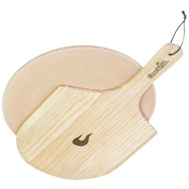 Char-Broil 16 In. Ceramic Pizza Stone Kit CB1250007R4