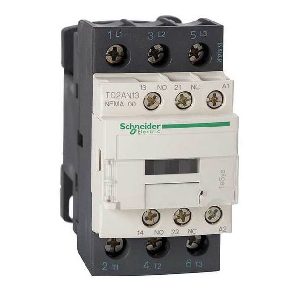 120VAC Non-Reversing Magnetic Contactor 3P 9A NEMA 00