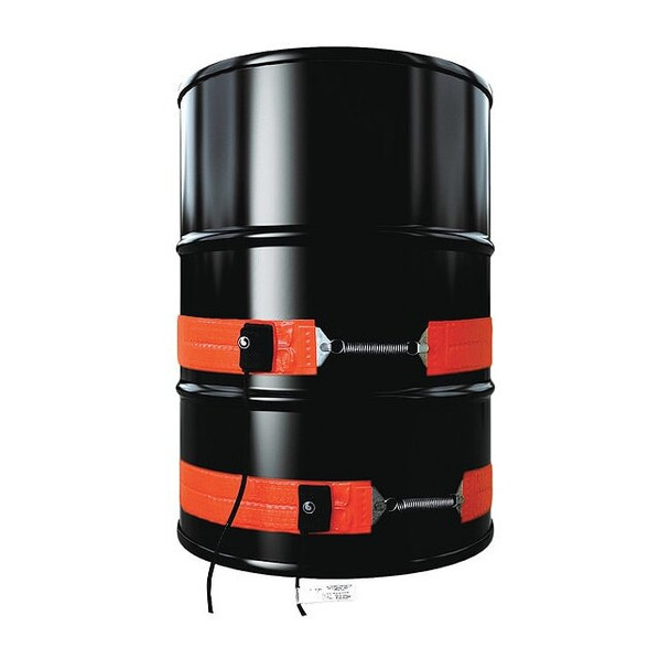 Heavy Duty Drum/Pail Heater,Mid-Temp,16 Gallon,120VAC,700W,44"L x 4"W
