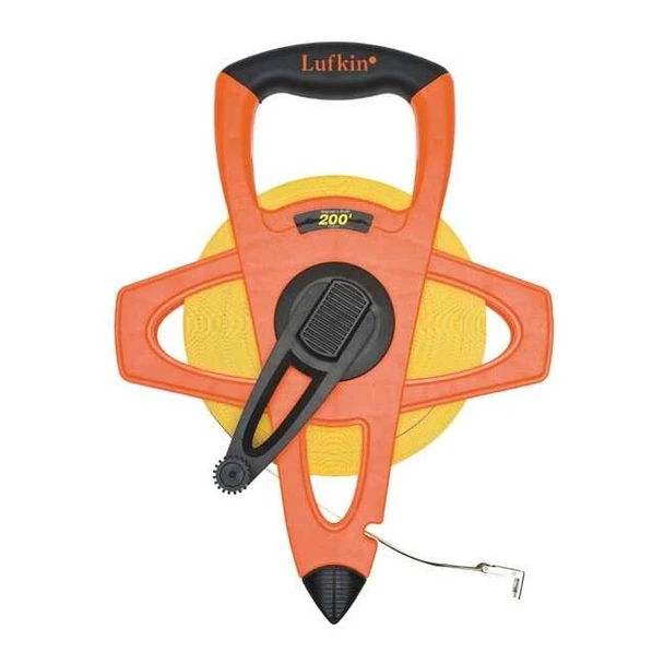 Crescent Lufkin 1/2" x 200' Engineer's Fiberglass Tape Measure FE200D