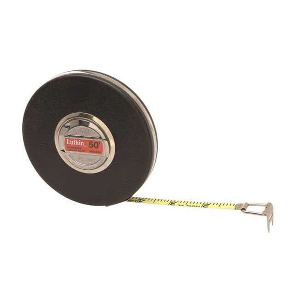Crescent Lufkin 3/8" x 50' Banner Engineer's Yellow Clad Tape Measure HW223D