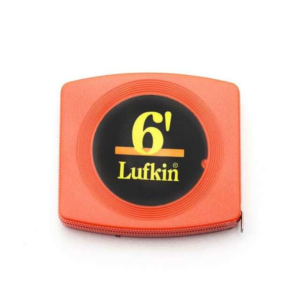 Crescent Lufkin 1/4" x 6' Pee Wee Case Yellow Clad Pocket Tape Measure W616BO
