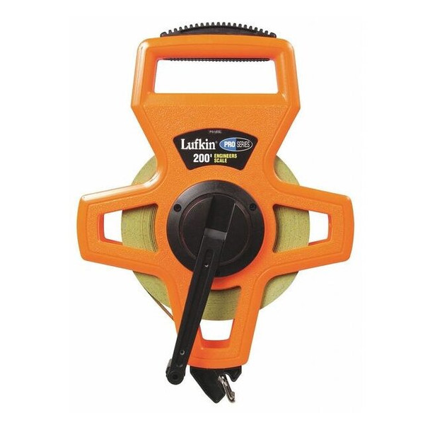 1/2" x 200' Pro Series Engineer's Ny-Clad Steel Tape Measure