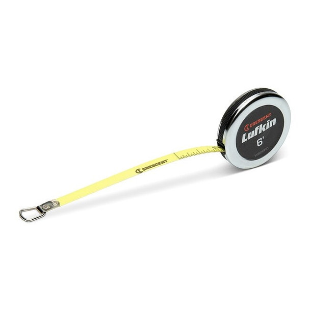 Crescent Lufkin 6-ft Executive Diameter Pocket Tape Measure, 1/4" Blade W606PD