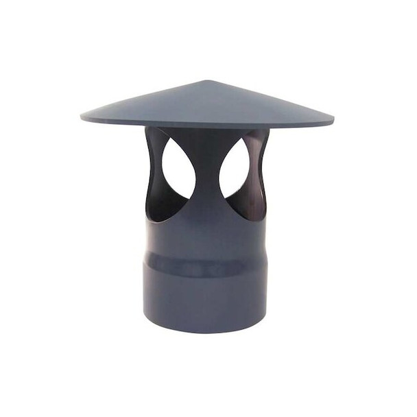 Plastic Supply 12" x 9" Round Rain Cap PVCRCA04