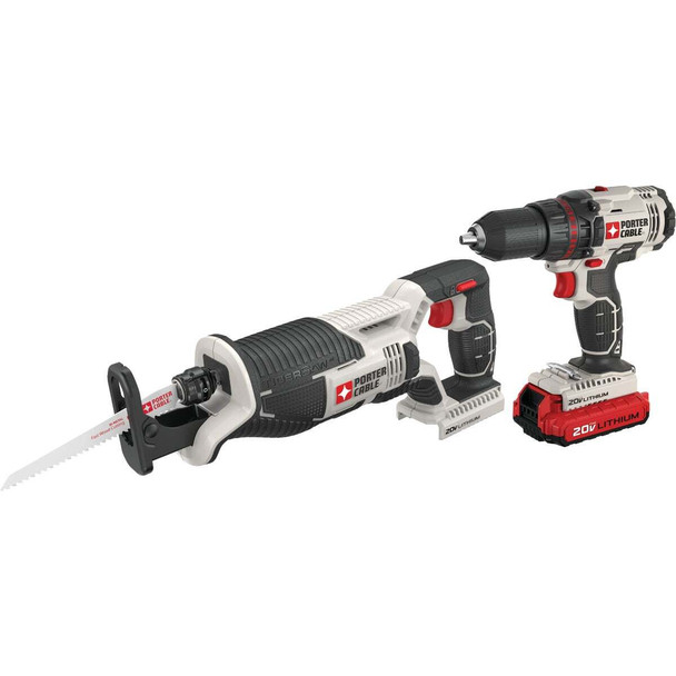 Porter Cable 20v Drill Saw Kit PCCK603L2