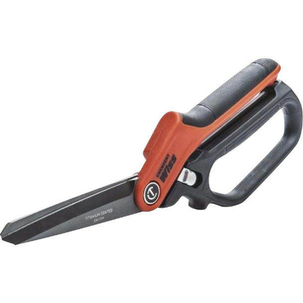 Crescent Wiss 11 In. Heavy-Duty Titanium Coated Single Ring Tradesman Shears