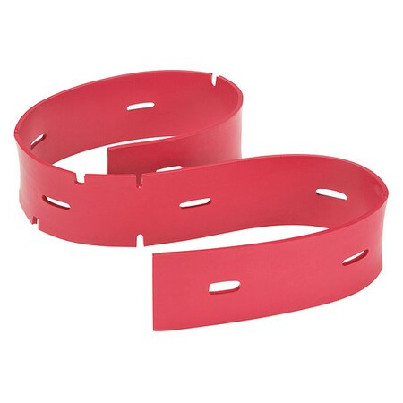 Tennant Front Squeegee Blade,Premium Rubber,Red 1056453