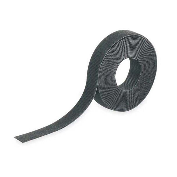 Cable Tie, 15 ft L, 1/4 in Max Bundle Dia., Black, Nylon, 50 lb Strength