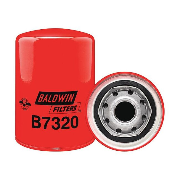 Baldwin Filters Oil Fltr, Spin-On, 5-3/8"x3-11/16"x5-3/8" B7320