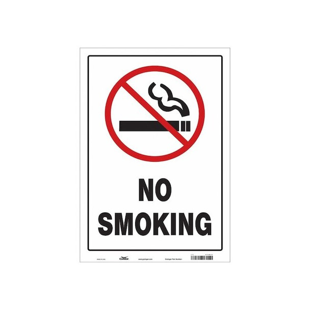 Safety Sign, 20 in H, 14 in W, Vinyl, Vertical Rectangle, English, 474D13
