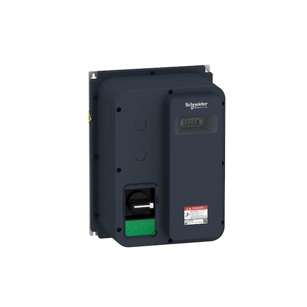 Schneider Electric Variable FrequencyDrive,240V,Black/Green ATV320U04M2WS