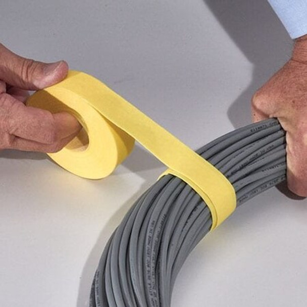 Rip-Tie Hook-and-Loop Cable Tie Roll,30 ft,Green G-05-030-GN