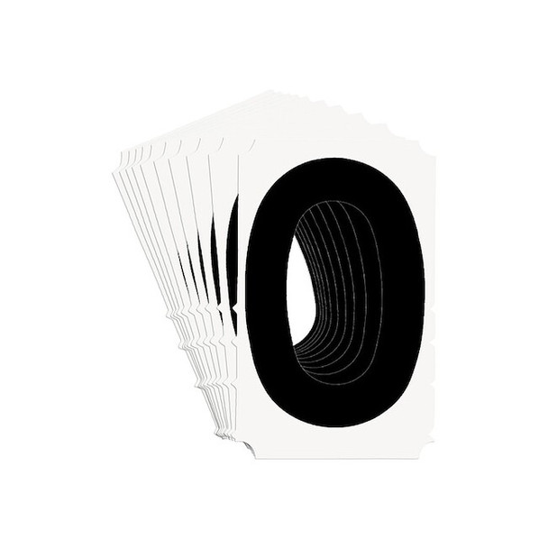 Brady NumberLabel,6-3/4inH,4-1/2inW,PK10 5180P-0