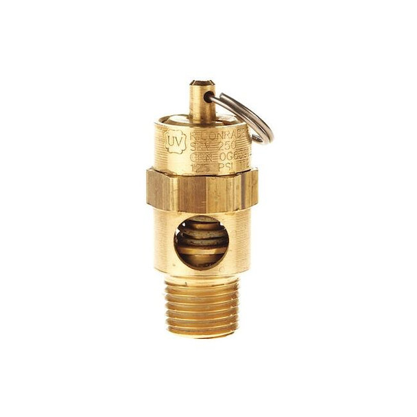 Conrader Safety Valve,1/4" (M) NPT Inlet srv250-14-175 SST