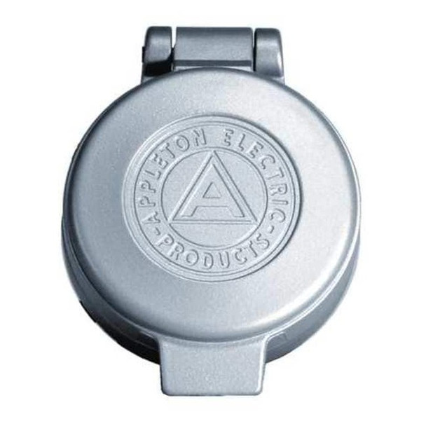 Appleton Electric Recp Spring Cover,For Apltn Recp,Slv PTSC60B